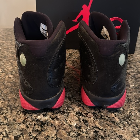 Air Jordan retro 13 Dirty bred Red black cat playoffs Sneakers EUC 10.5 - Picture 6 of 17